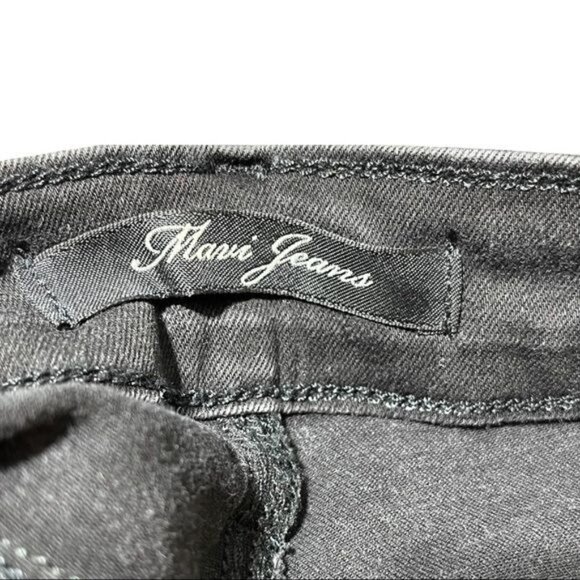 Mavi Adriana Mid-Rise Super Skinny Black Jeans Size 26 - Picture 13 of 14
